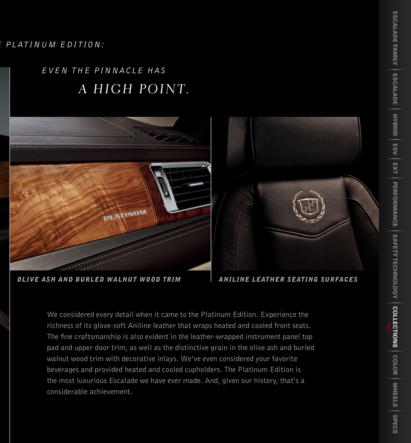 2013 Cadillac Escalade Brochure Page 16